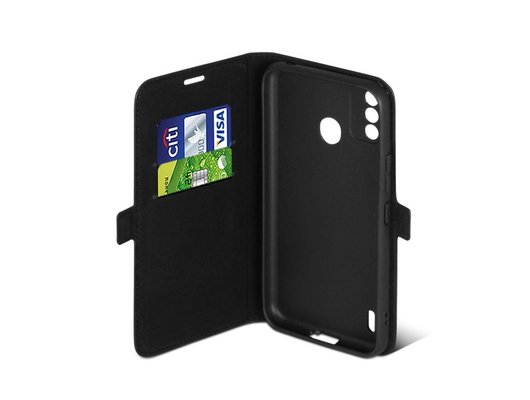 Чехол DF для Itel A48 itFlip-01 (black)